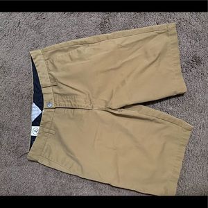 Size 30 waist - Volcom khaki/brown shorts